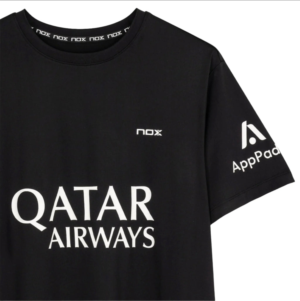 Nox AT10 Agustin Tapia Sponsors T-Shirt – Black