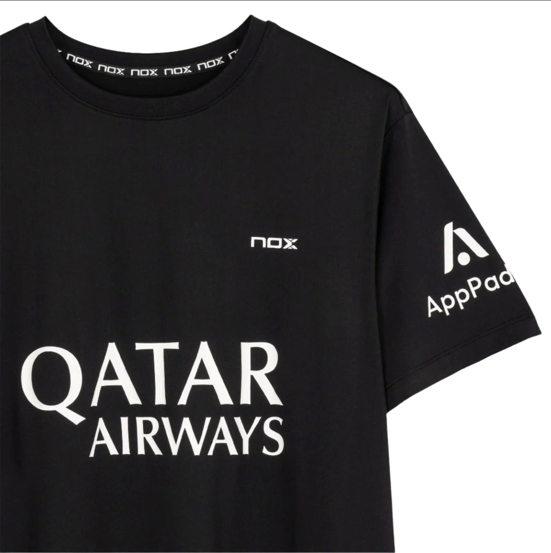 Nox AT10 Agustin Tapia Sponsors T-Shirt – Black