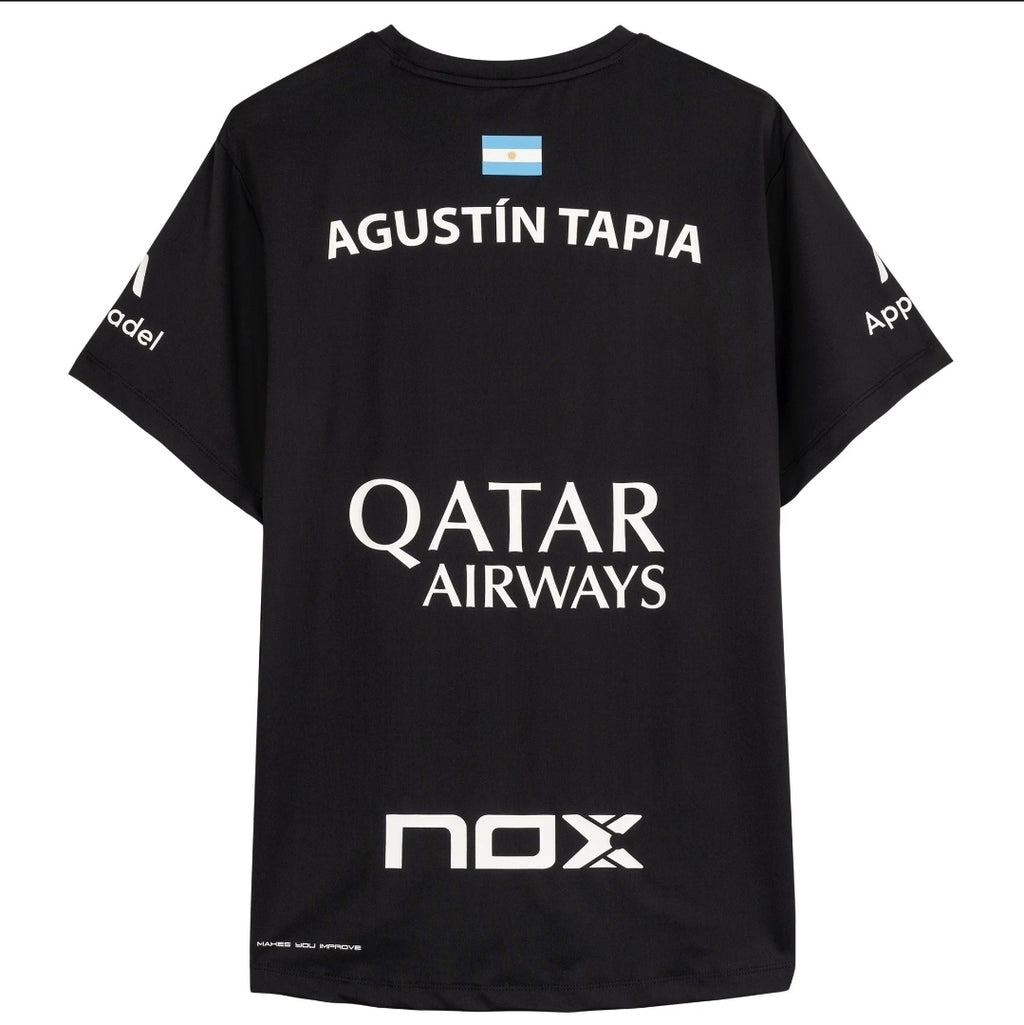 Nox AT10 Agustin Tapia Sponsors T-Shirt – Black